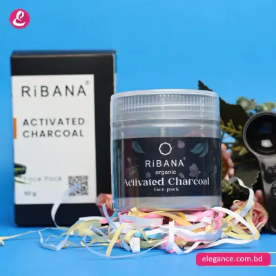 Ribana Activated Charcoal Face Pack-50g